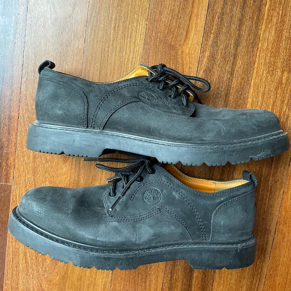 Timberland Waterproof Nubuck Oxfords Storm Black Mens Leather Shoe 10 main image 6